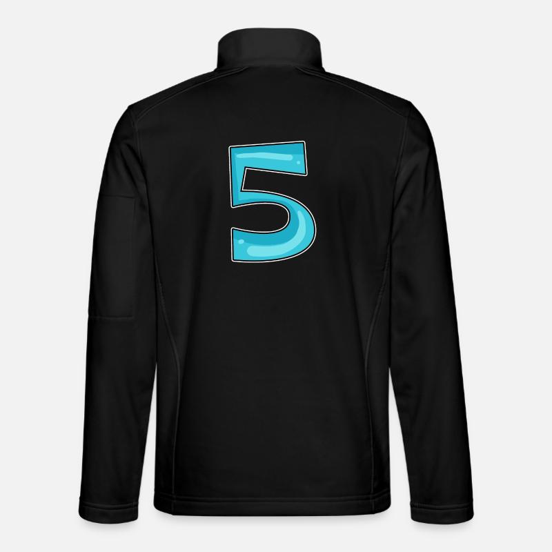 Numéro 5 Numéro - Veste en tissu softshell Unisexe - noir
