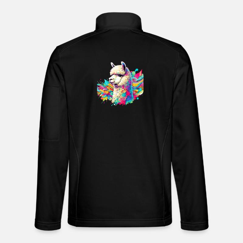Alpaka - Unisex Softshelljacke - Schwarz