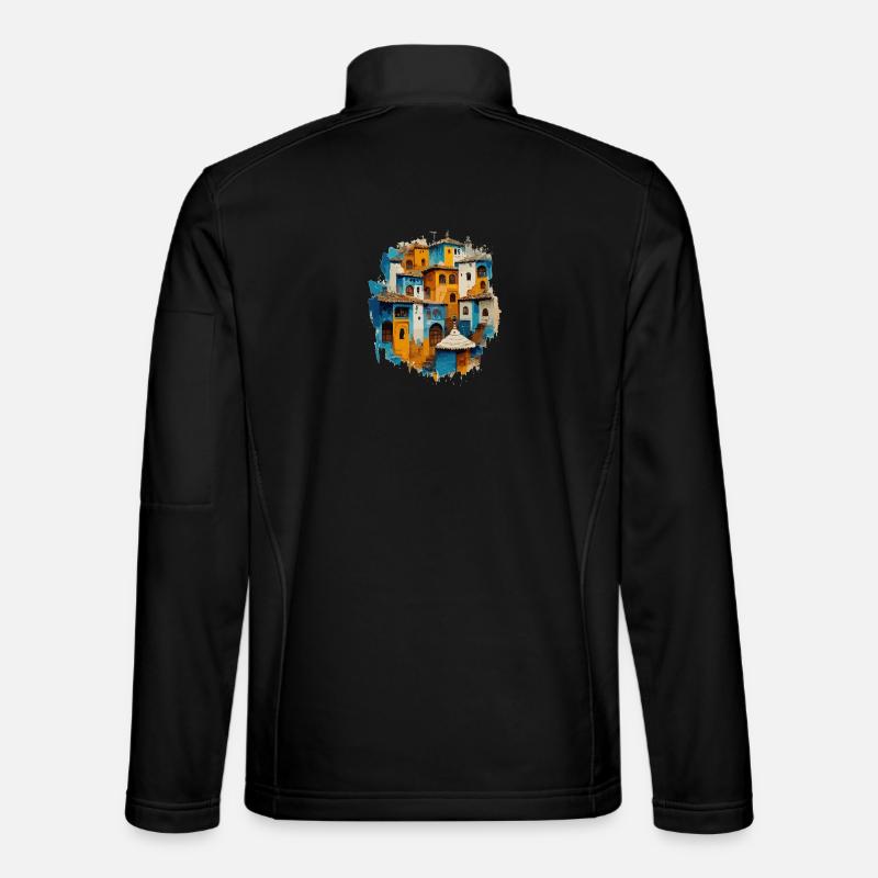 Altstadt Wunderschön - Unisex Softshelljacke - Schwarz