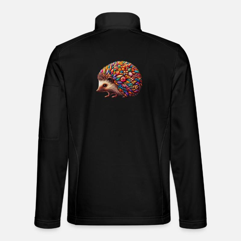 Hedgehog - Unisex Softshell Jacket - black