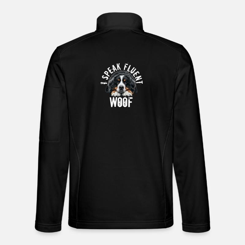 Bernese mountain dog - Unisex Softshell Jacket - black