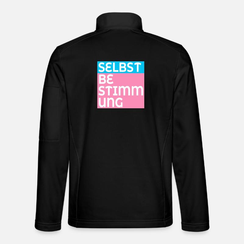 TRANS SELBSTBESTIMMUNG - Unisex Softshelljacke - Schwarz