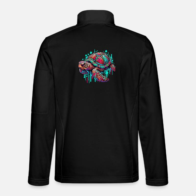Turtle - Unisex Softshell Jacket - black