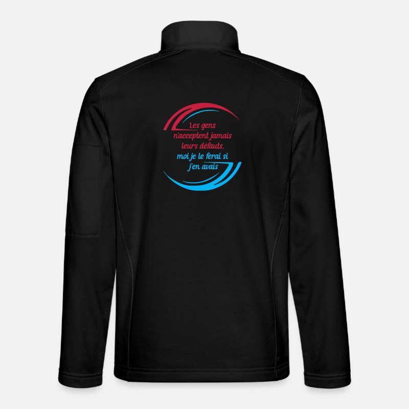 Die Fehler der Menschen - Unisex Softshelljacke - Schwarz