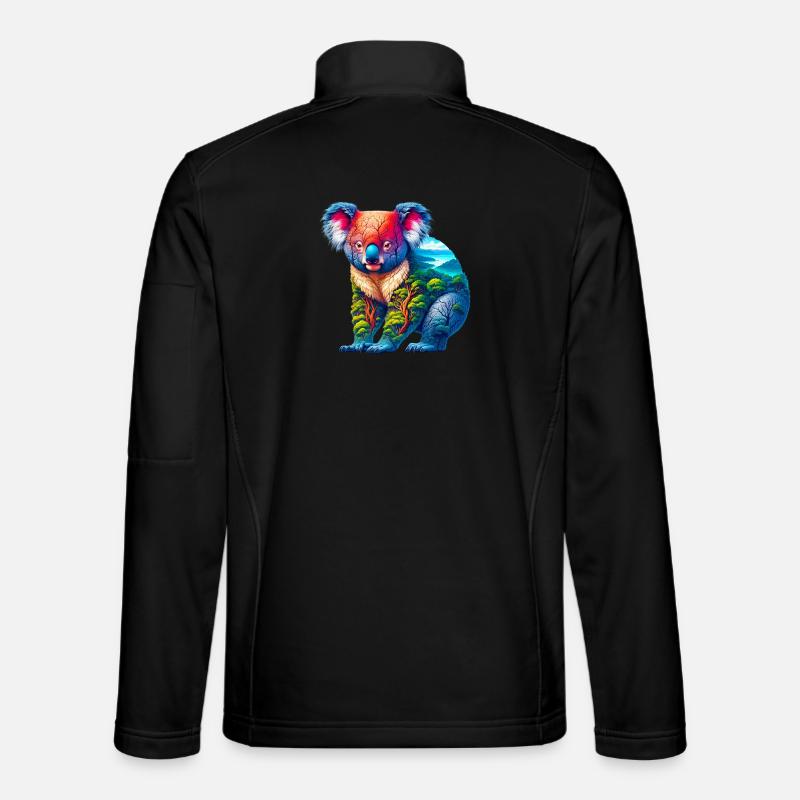 Koala - Veste en tissu softshell Unisexe - noir