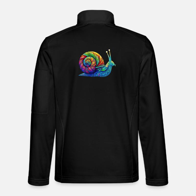 Snail - Unisex Softshell Jacket - black