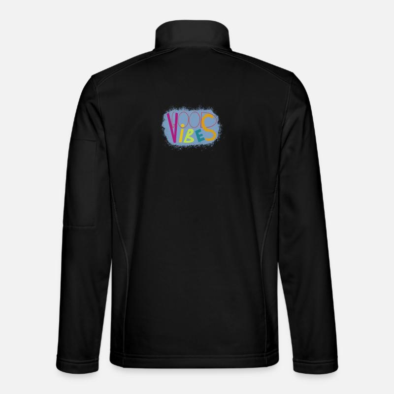 Vibrant Vibes Art Design Unisex Softshell Jacket