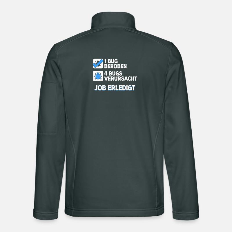 Developer Coden Skripting Bugs Debug Bugfixing Unisex Softshelljacke