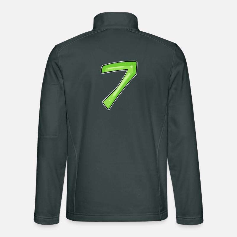 7 - sept verts Veste en tissu softshell Unisexe