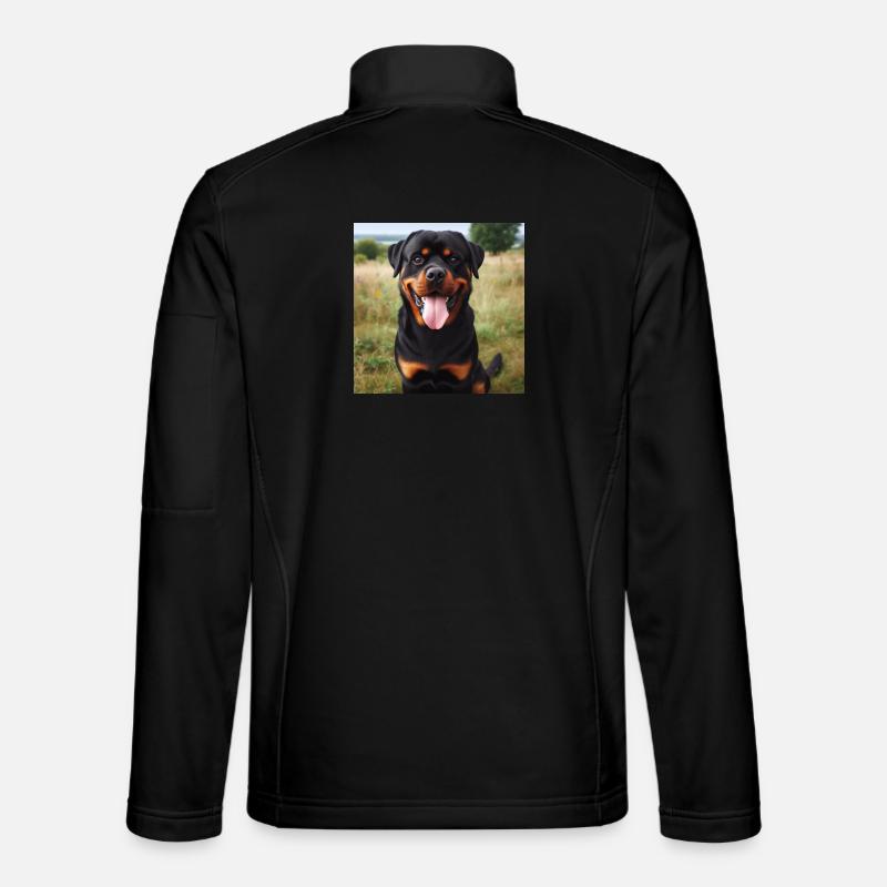 Rottweiler - Unisex Softshelljacke - Schwarz