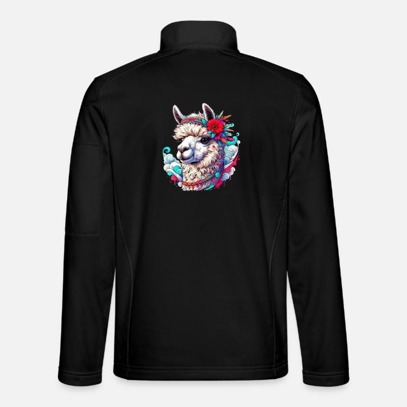 Alpaca - Unisex Softshell Jacket - black