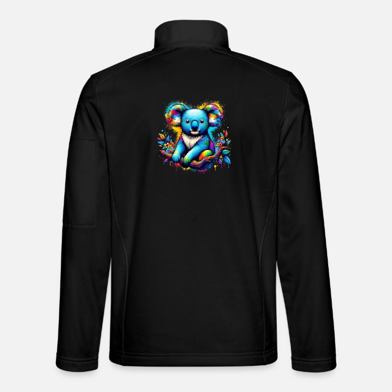 Koala - Veste en tissu softshell Unisexe - noir