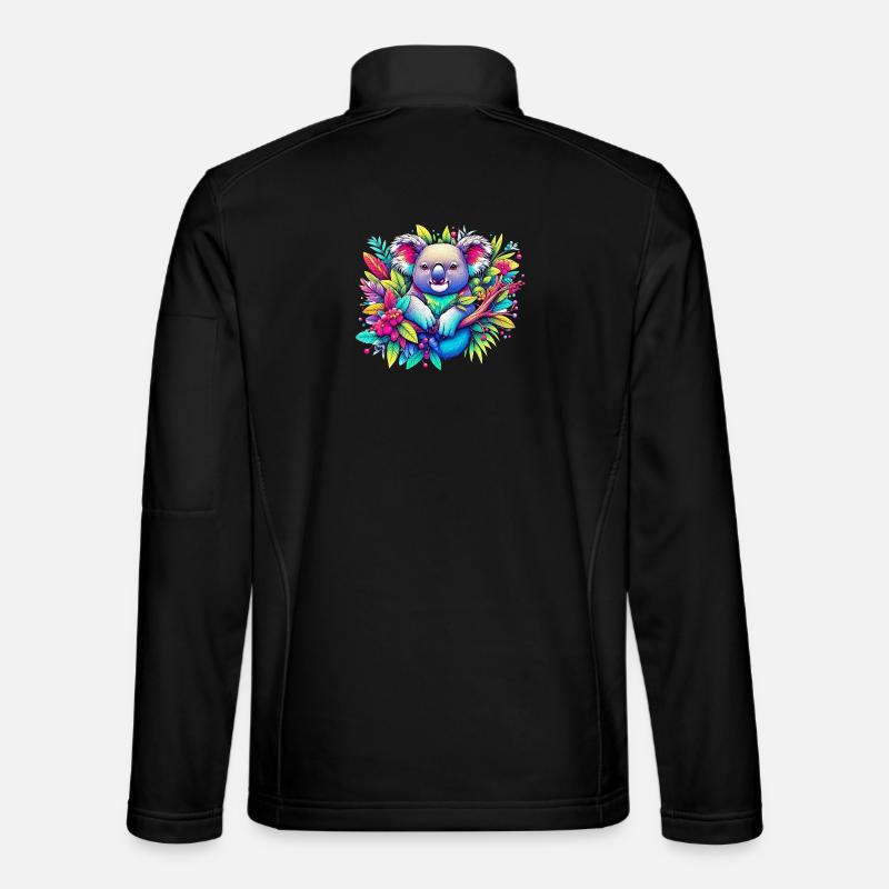 Koala - Veste en tissu softshell Unisexe - noir