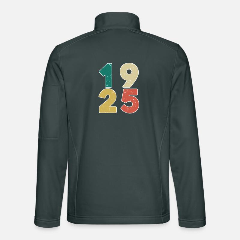 1925 - Né en 1925 - Construit en 1925 Veste en tissu softshell Unisexe