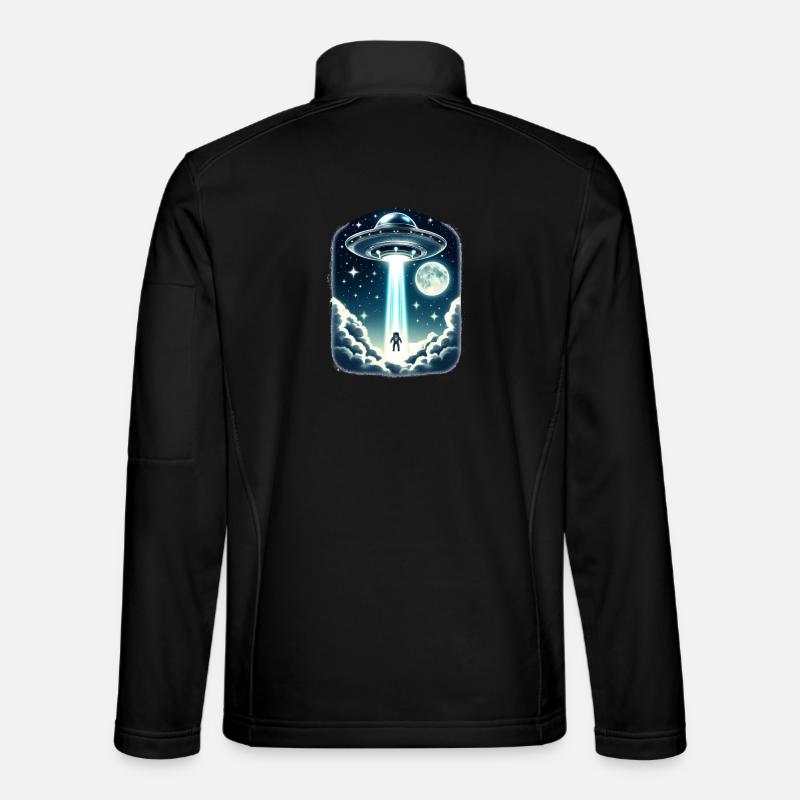 UFO abduction - Unisex Softshell Jacket - black