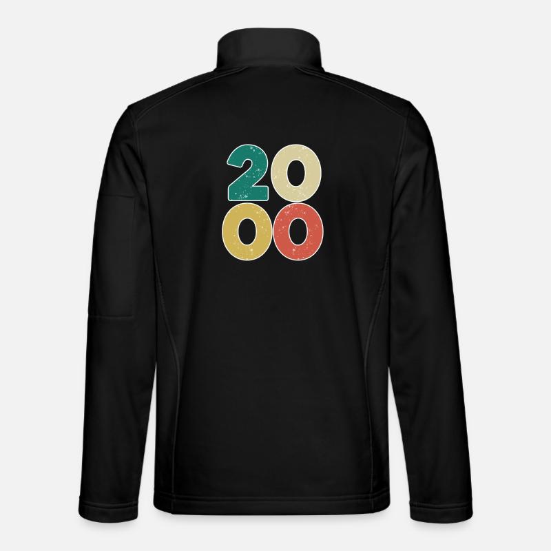 2000 - Année 2000 - Année 2000 - Veste en tissu softshell Unisexe - noir