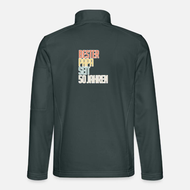 Bester Papa seit 50 Jahren Unisex Softshelljacke
