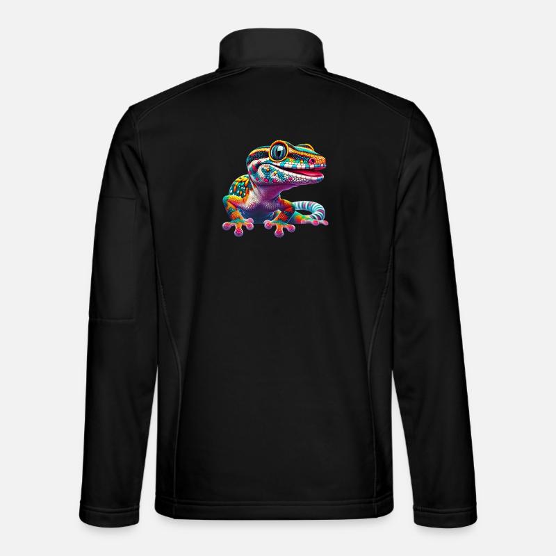 Gecko - Veste en tissu softshell Unisexe - noir