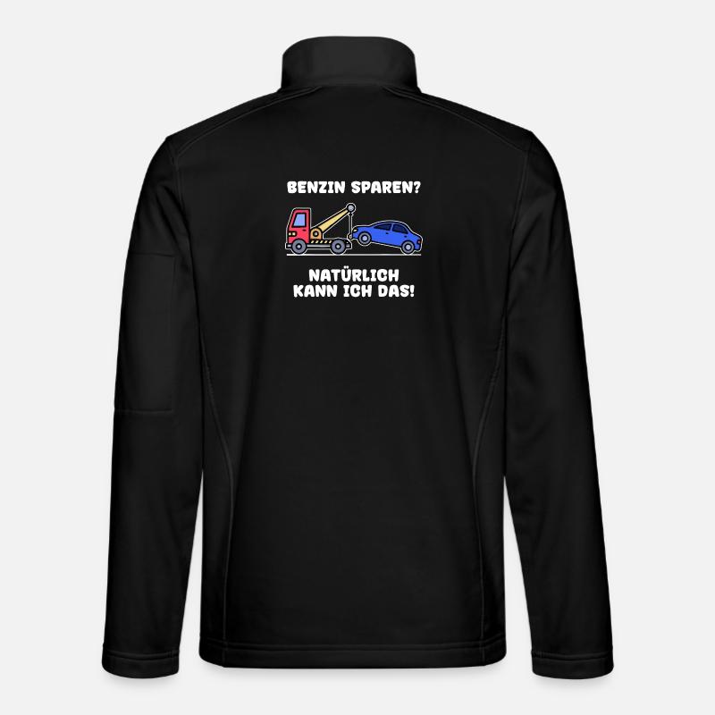 Déclaration de voiture Ravitaillement en carburant Essence Énergie Veste en tissu softshell Unisexe