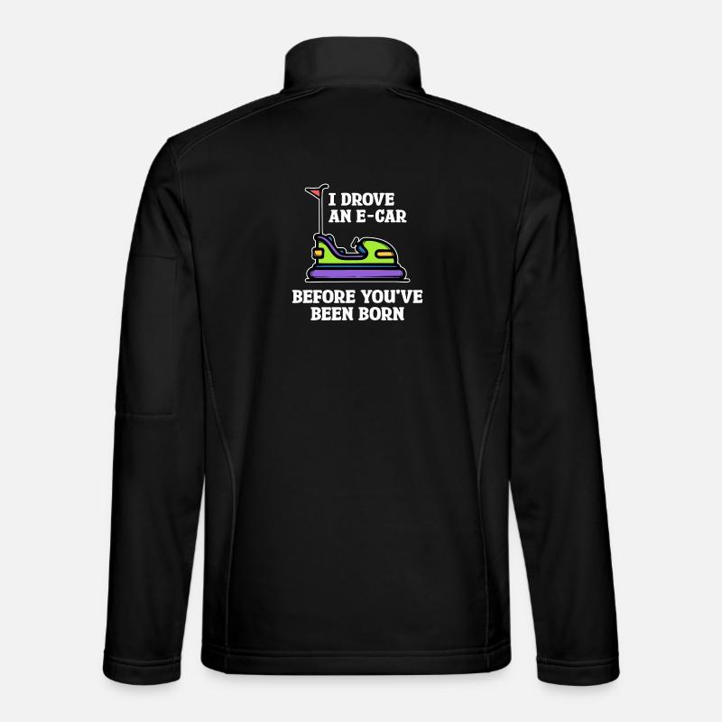 Tanken E-auto Elektrische Energie Statement Strom Unisex Softshelljacke