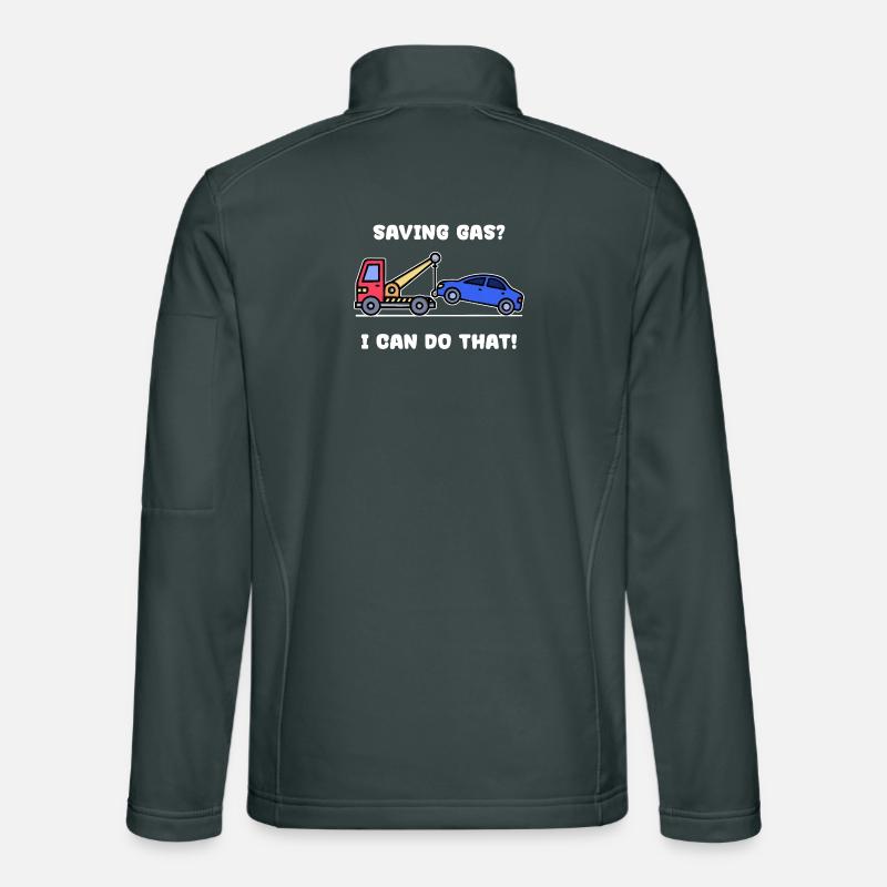 Car Statement Refueling Energy Storage Electricity Unisex Softshell Jacket