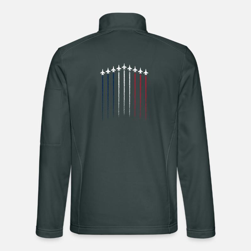 Jet Parade Trikolore Unisex Softshelljacke