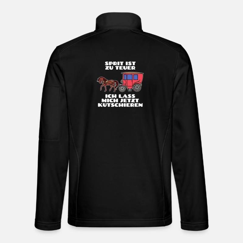 Gasoline Diesel Statement Refueling Energy Storage Unisex Softshell Jacket