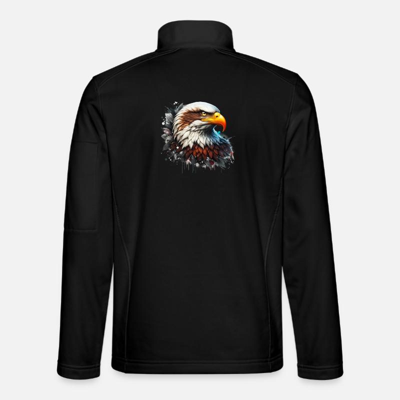 Adler - Unisex Softshelljacke - Schwarz