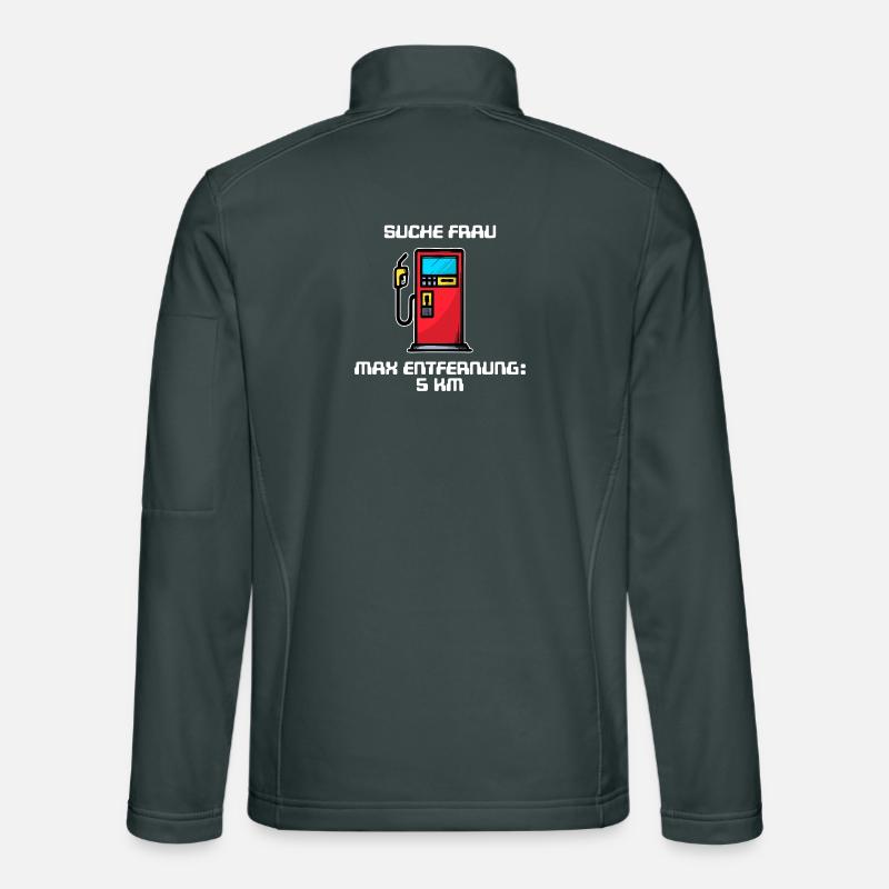 Petrol Pump Petrol Statement Petrol Station Unisex Softshell Jacket