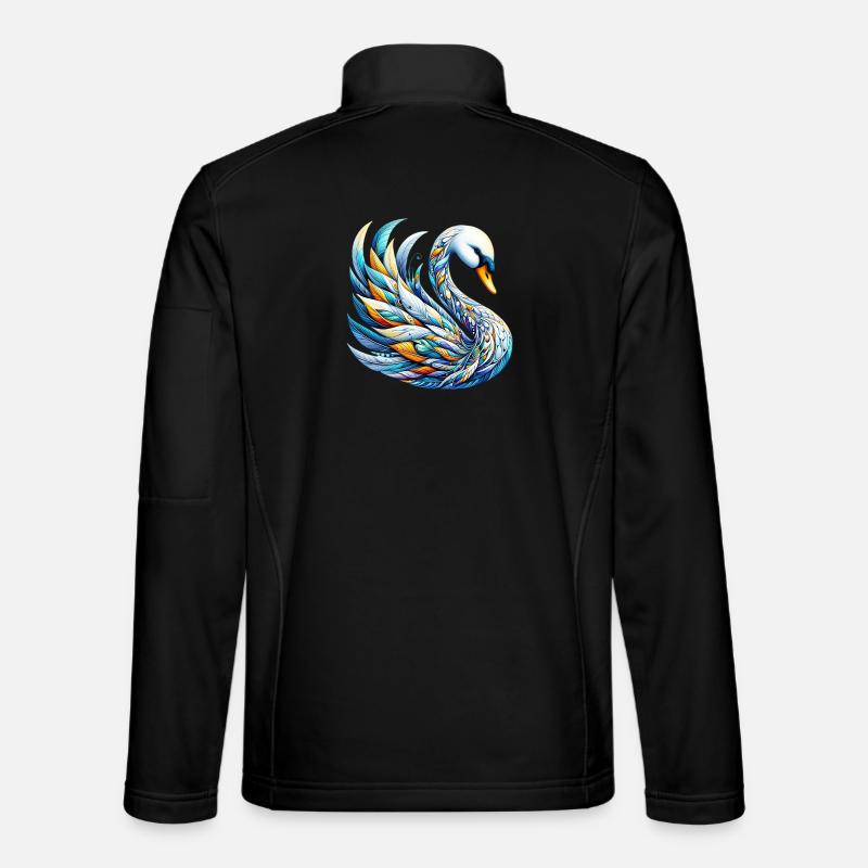 Swan - Unisex Softshell Jacket - black
