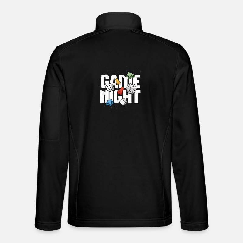 Brettspiel-Enthusiasten - Unisex Softshelljacke - Schwarz