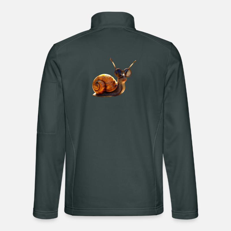 Snail Vineyard Snail Shell Snails Unisex Softshell Jacket