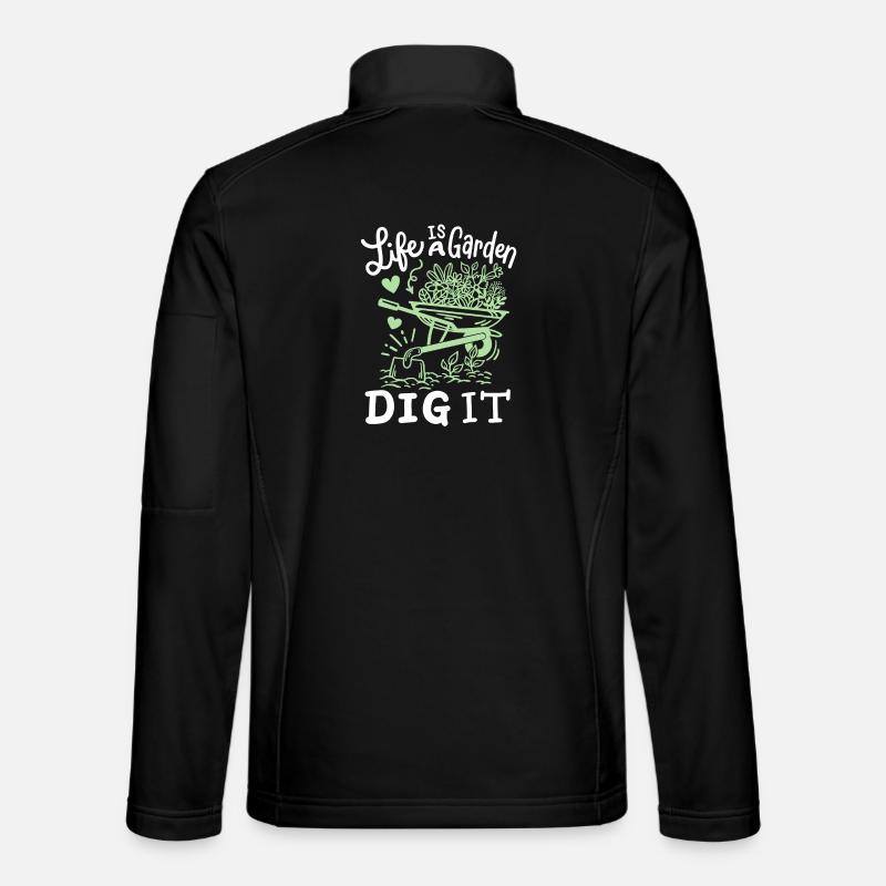 Garten Gartenarbeit - Unisex Softshelljacke - Schwarz