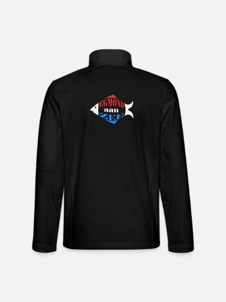 Egmond aan Zee - Unisex Softshelljacke - Schwarz