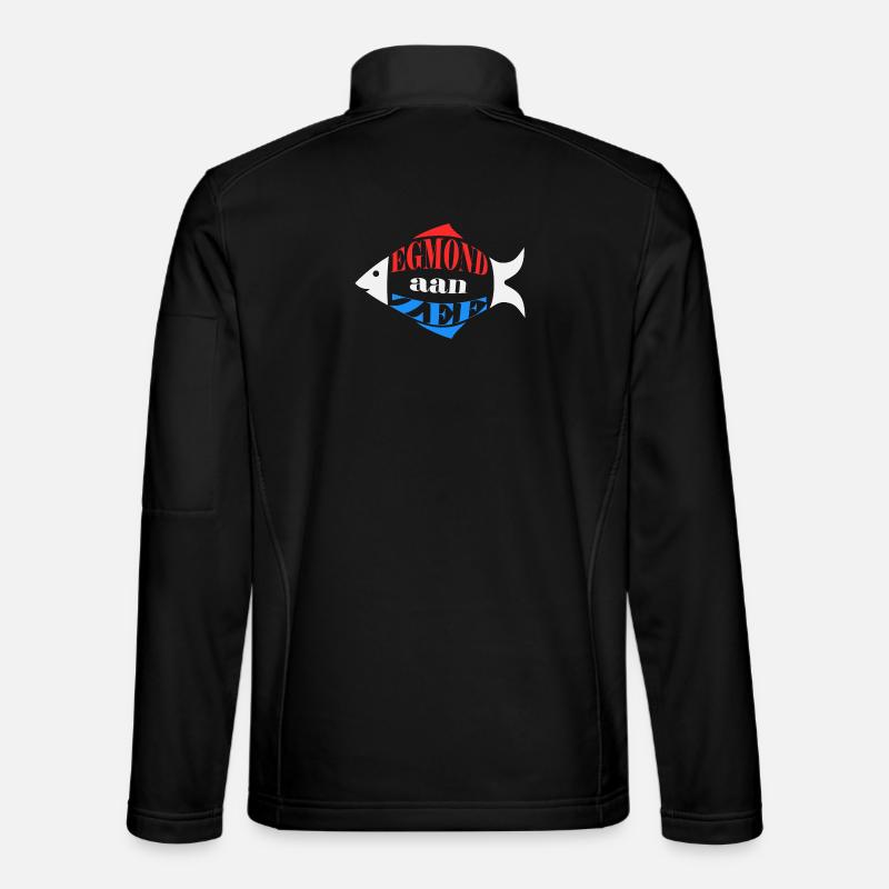 Egmond aan zee - Unisex Softshell Jacket - black