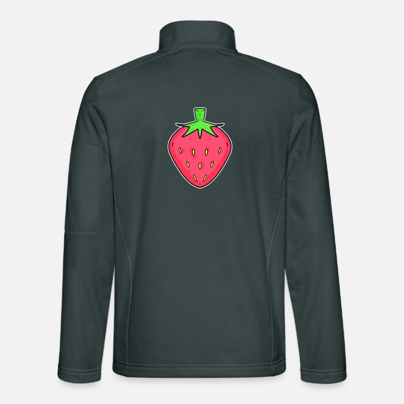 Erdbeere Erdbeeren Unisex Softshelljacke
