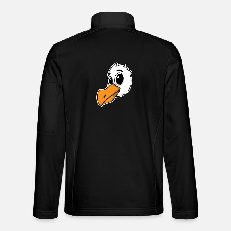 Seagull Bird North Sea - Unisex Softshell Jacket - black