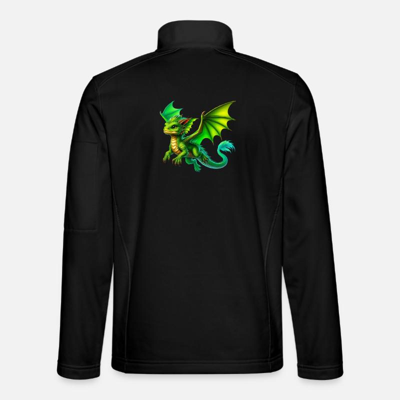 Dragon - Unisex Softshell Jacket - black