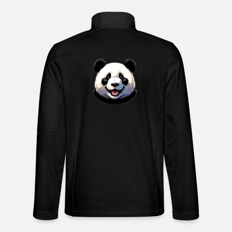 Panda - Unisex Softshell Jacket - black