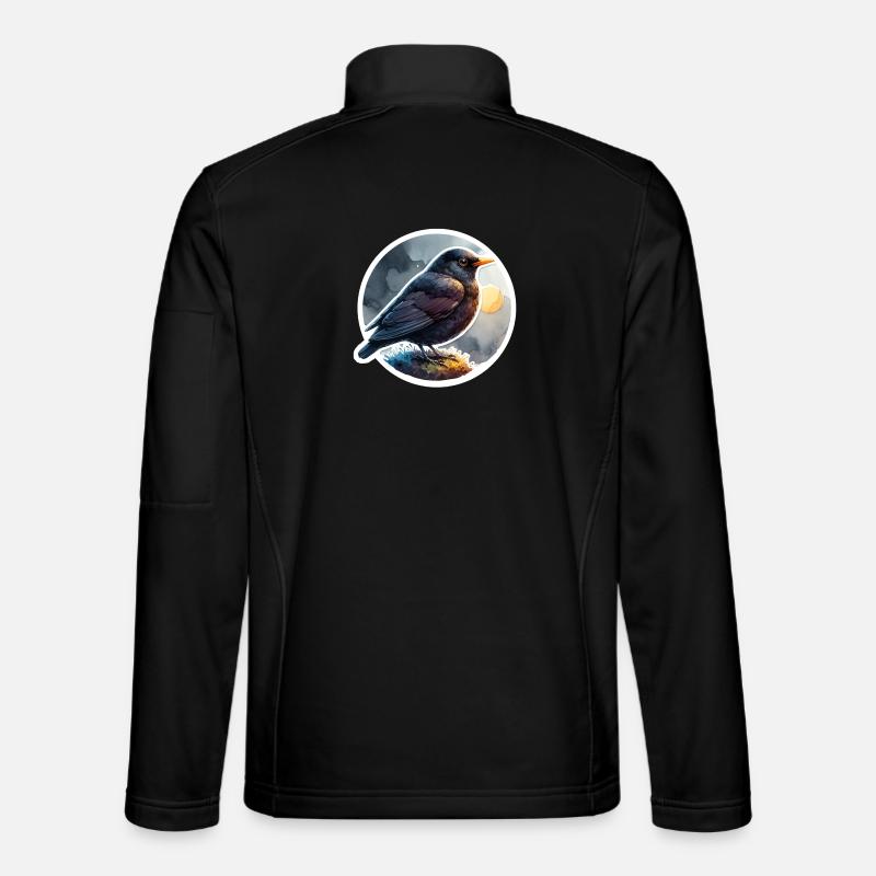 Amsel - Unisex Softshelljacke - Schwarz