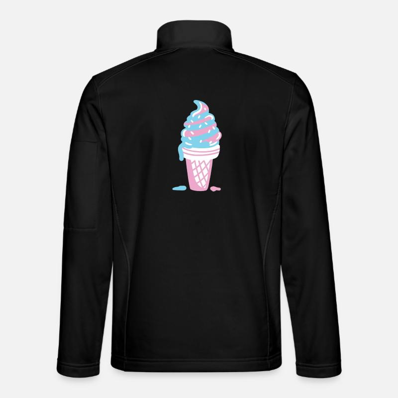 Eis Eiscreme Unisex Softshelljacke