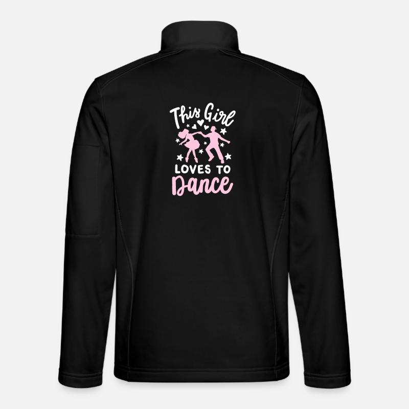 Tanzen Tänzerin - Unisex Softshelljacke - Schwarz