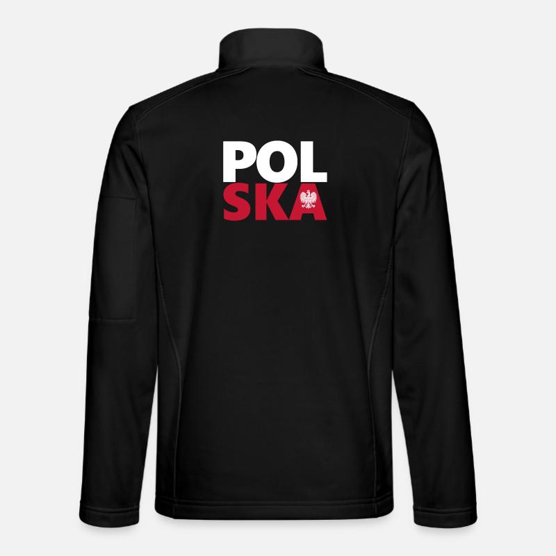 Poland - Unisex Softshell Jacket - black