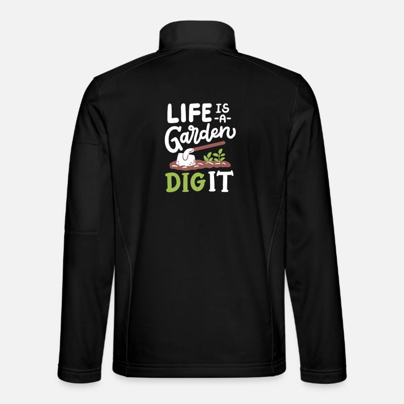 Garten Gartenarbeit - Unisex Softshelljacke - Schwarz