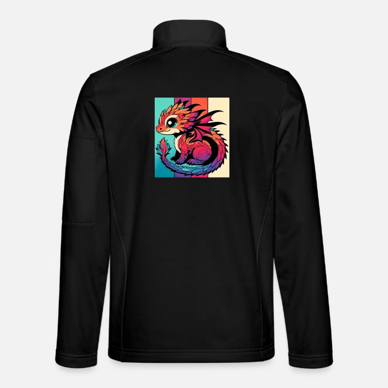 Dragon - Unisex Softshell Jacket - black