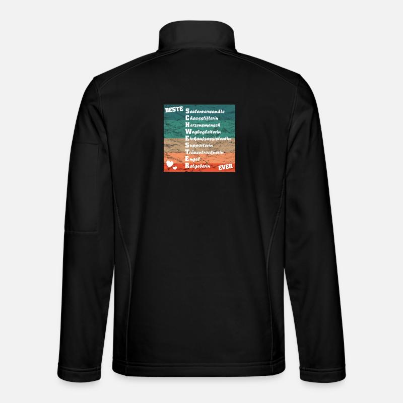 beste Schwester ever Die beste Schwester der Welt Unisex Softshelljacke