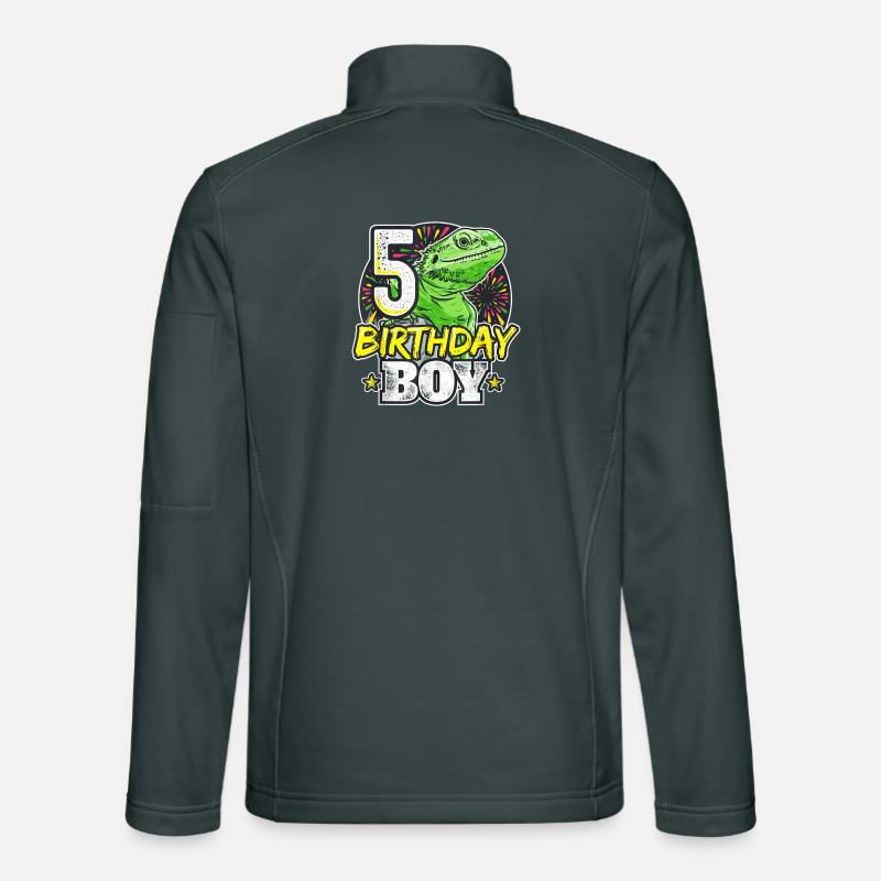 Dino 5e anniversaire garçon Veste en tissu softshell Unisexe