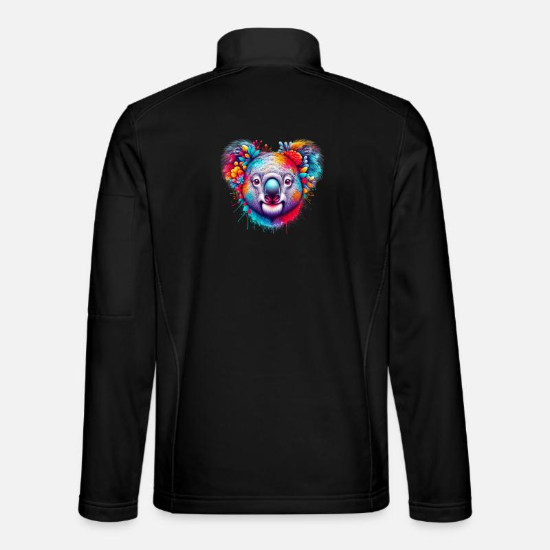 Koala - Veste en tissu softshell Unisexe - noir