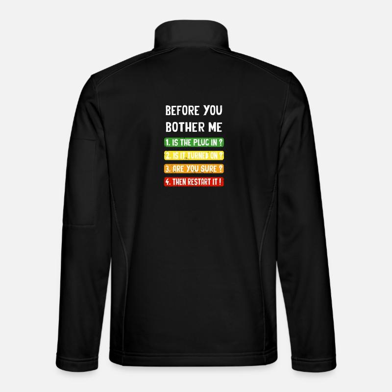 Computer Checklist Unisex Softshell Jacket