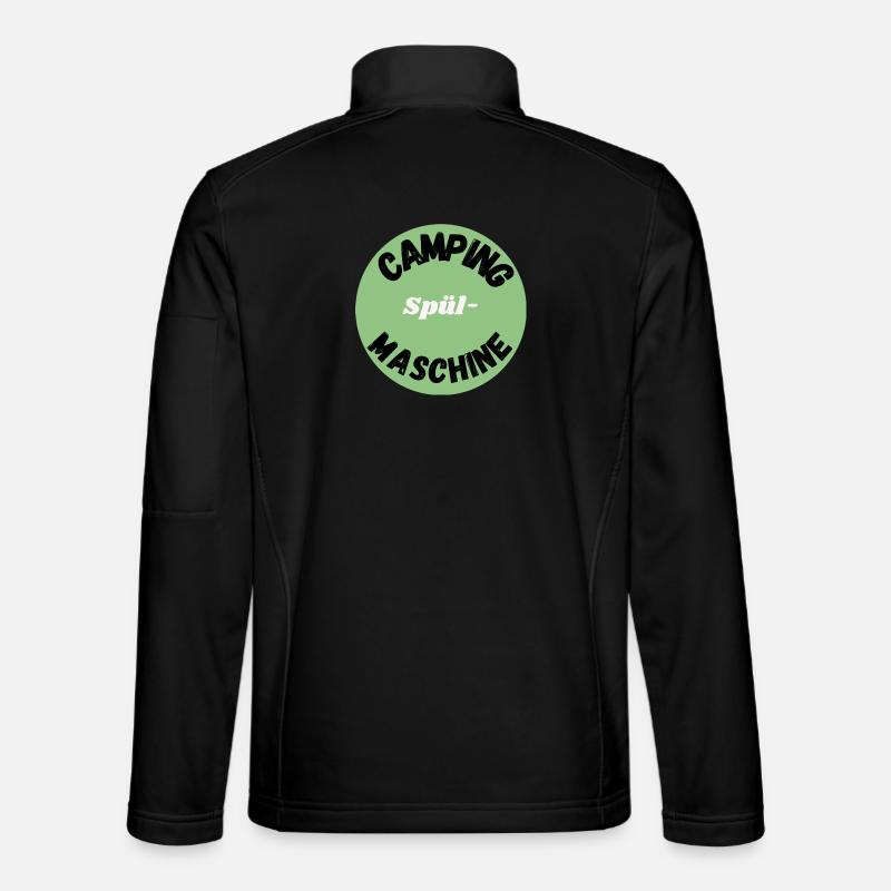 Camping spülmaschine - Unisex Softshelljacke - Schwarz